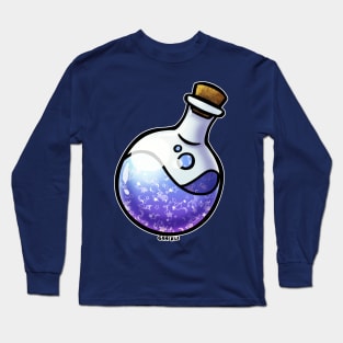 Sky Blue Whimsical Wizard Potion Long Sleeve T-Shirt